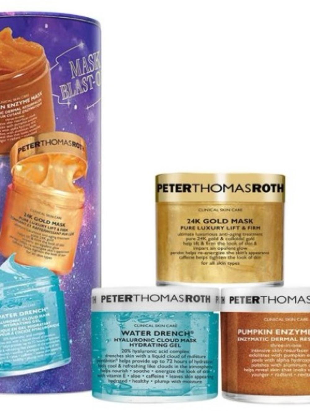 Peter Thomas Roth Mask Blast-Off 3-Piece Face Mask Set, 1.7 oz Each